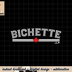 bo bichette toronto text png, sublimation