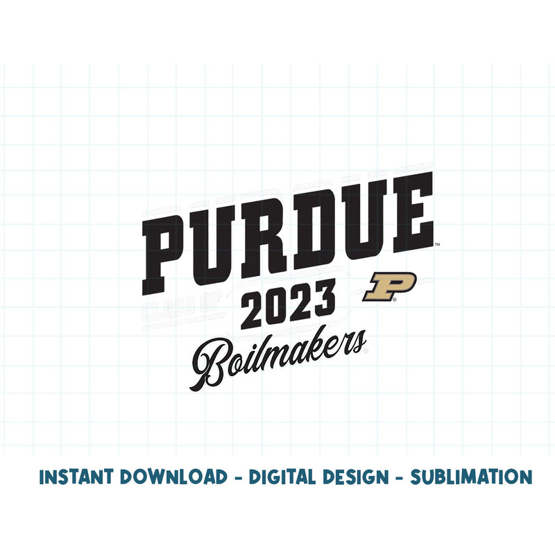 Purdue Boilermakers Graduation 2023 Gray Officially Licensed .jpg