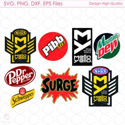 soft drinks logo bundle, trending svg, brand logo bundle, dr pepper logo svg, logo svg