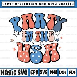 party in the usa svg, 4th of july svg, independence day svg png, fourth of july svg, 4th of july sublimation design