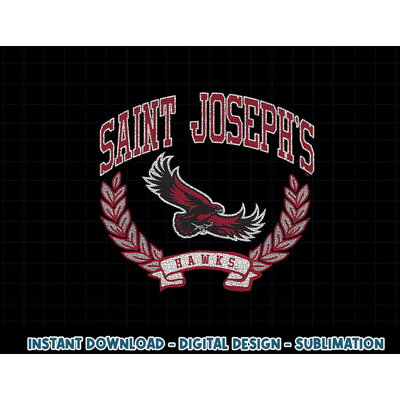 St. Joseph s Hawks Victory Vintage Gray Officially Licensed .jpg