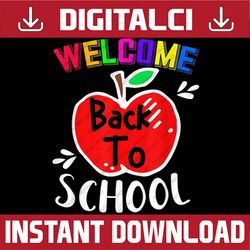 welcome back to school funny teachers students png file sublimation