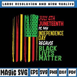 Happy Juneteenth Is My Independence Day Svg, Juneteenth svg, Black Power SVG, Freedom Day, Black History svg for Cut fil