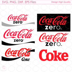 coca cola logo bundle svg, coke logo svg, softdrink logo svg, logo bundle svg