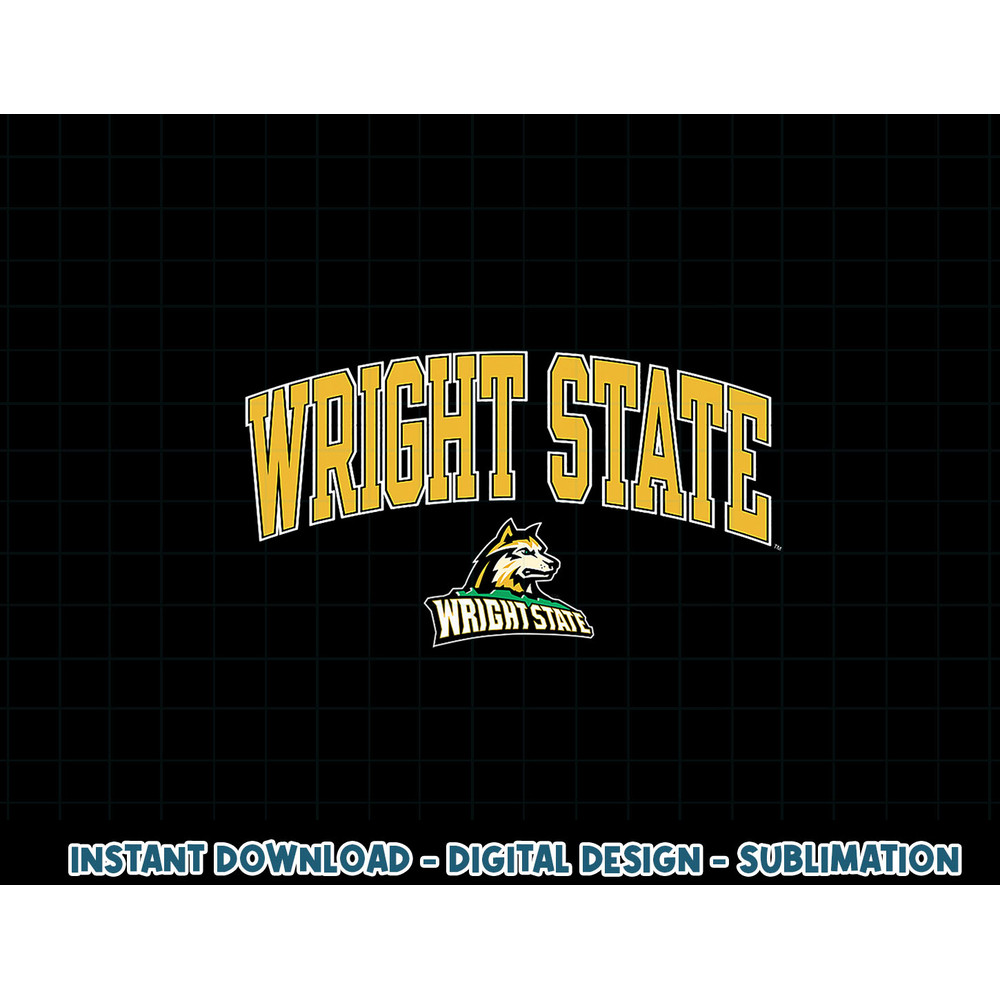 Wright State Raiders Arch Over Black Officially Licensed  .jpg