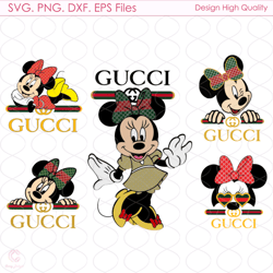 gucci minnie logo svg, minnie logo svg, gucci logo svg, minnie gucci svg