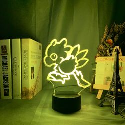 final fantasy chocobo light 3d led night light led light 3d illusion lamp with remote final fantasy light video games