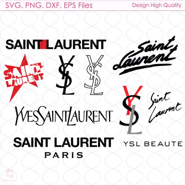 Ysl Vector YSL Logo Bundle Svg, YSL Logo Svg, Logo Bundle Svg, Brand Lo - Inspire ...