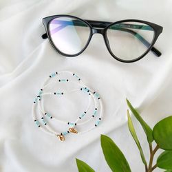Beaded Sunglasses chains, glasses chain, glasses cord, beaded necklaces, Eyewear chain, gift for her.