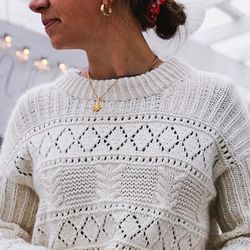 handknit women sweater sweaters for women gray color sweater white color sweater women sweaters knit warm sweater