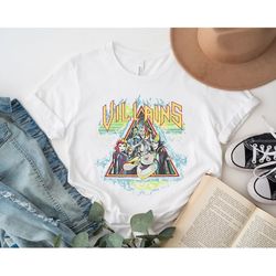 retro disney villains characters maleficent ursula evil queen hades shirt, villains disney, maleficent maleficent ursula