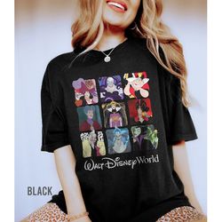 retro disney villains characters maleficent ursula evil queen hades shirt, villains disney, maleficent ursula shirt