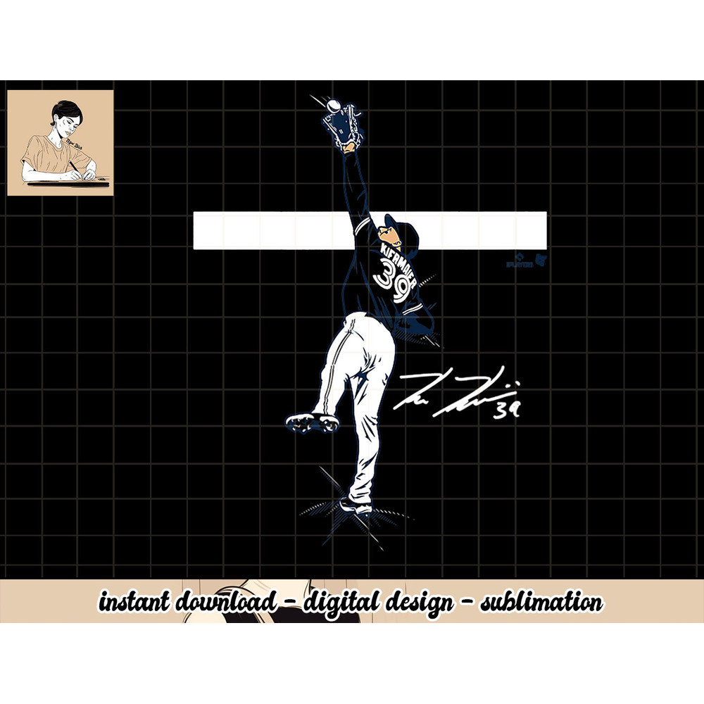 Kevin Kiermaier - Robbery by The Outlaw - Toronto Baseball png, sublimation.jpg