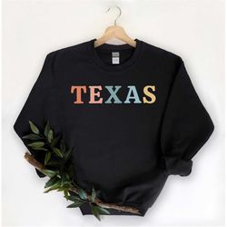 vintage texas sweatshirt, texas fan shirt, the lone star state pride, college student gifts, austin houston shirt vacati
