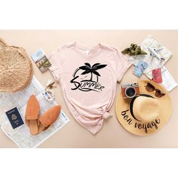 summer shirt,  palm tree tshirt, tropical Tank Top, Summer Tank Shirt, Summer Gift for Women, Beach Tank top Gift, Beach