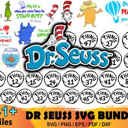 41 dr seuss bundle svg, dr seuss svg, dr seuss hat svg, dr seuss svg, dr seuss hat svg, cat in the hat svg
