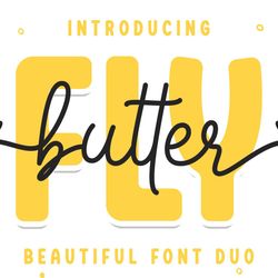 butterfly duo font