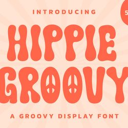 hippie groovy font
