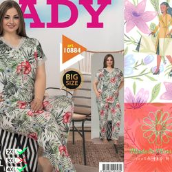 big size luxurious green pajama set elegant, home, breathable comfort, classic design perfect gift for her, summer wear.