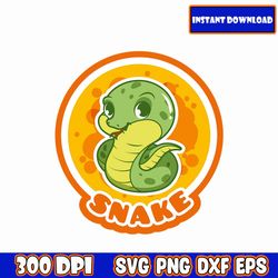 snake svg, baby animals svg bundle, cute animal svg, woodland animals