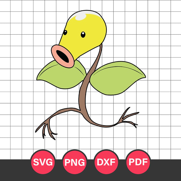 Bellsprout Svg, Pokemon Characters Svg, Pokemon Svg, Anime S - Inspire ...