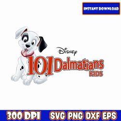 disney 101 dalmatians kids silhouette svg outline bundle svg digital download