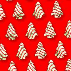 chritmas cakes 26 seamless tileable repeating pattern