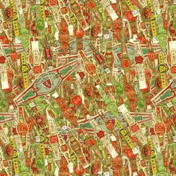 cigar bands 23 seamless tileable repeating pattern
