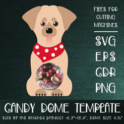 Labrador Retriever | Candy Dome Template