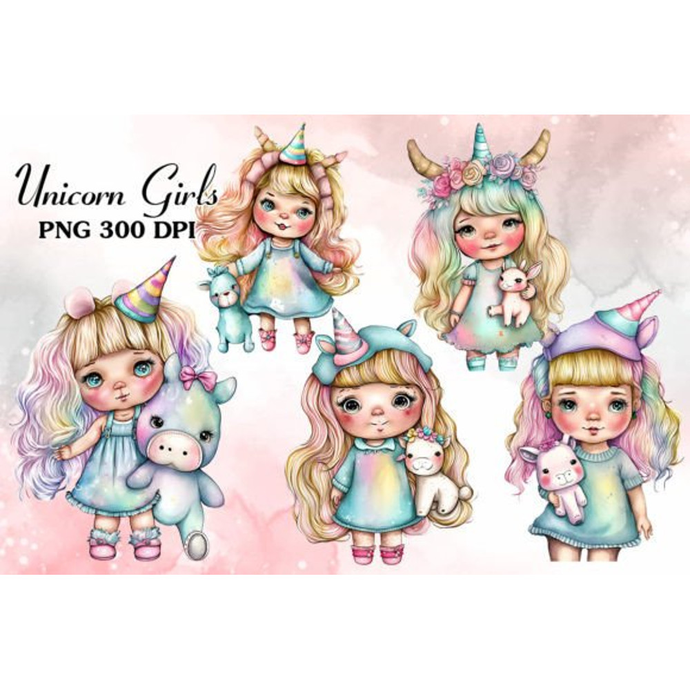Cute-Unicorn-Girl-Watercolor-Clipart-Graphics-63213527-1-1-580x387.jpg