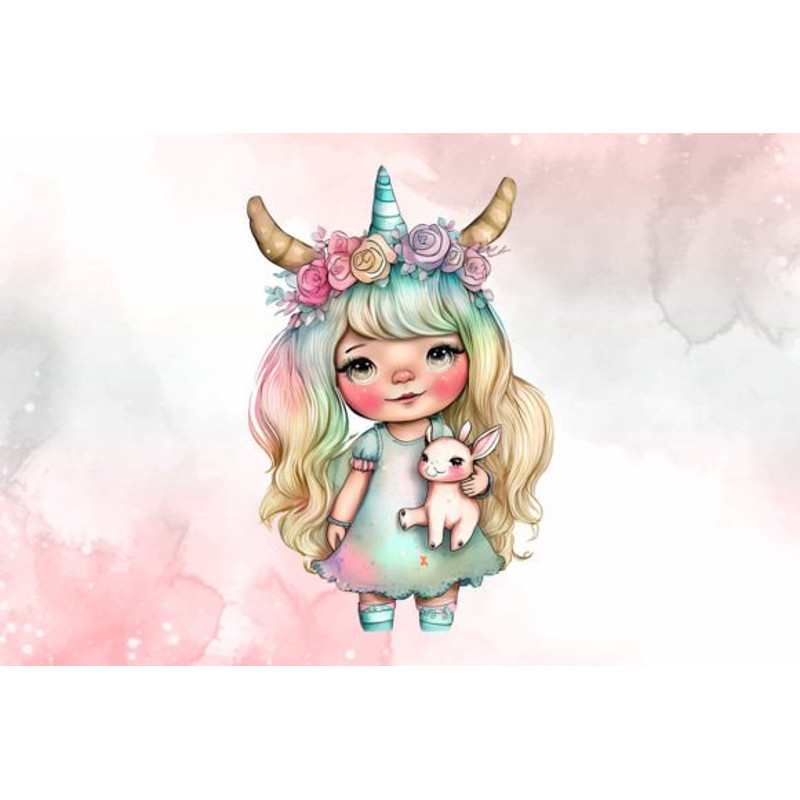 Cute-Unicorn-Girl-Watercolor-Clipart-Graphics-63213527-6-580x387.jpg
