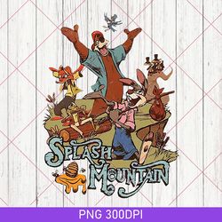 retro splash mountain png, brer rabbit png, brer fox and brer rabbit, disney trip 2023 png, mickey png, wdw disney trip