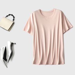 plain crew neck cotton t-shirt