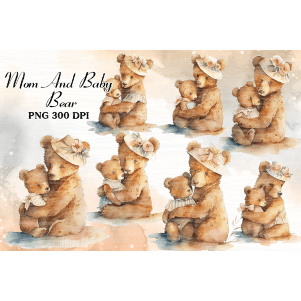 Mama-and-Baby-Bear-Watercolor-Clipart-Graphics-61629755-1-1-580x387.png