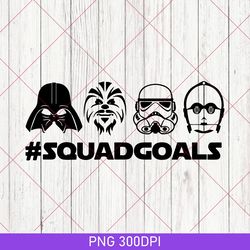 retro star wars png, vintage star wars characters png, disney star wars png, disneyworld png, disney family png 300dpi