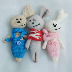 Amigurumi The Little Bunny. Crochet pattern PDF.Tutorial