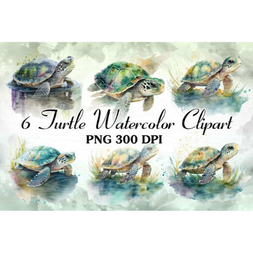 Cute-Turtle-Colorful-Watercolor-ClipArt-Graphics-60580695-1-1-580x387.jpg