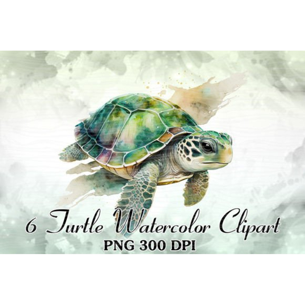 Cute-Turtle-Colorful-Watercolor-ClipArt-Graphics-60580695-6-580x387.jpg