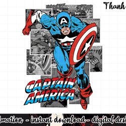 marvel avengers captain american comic panel portrait