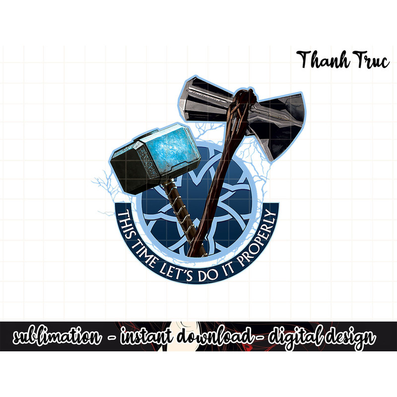 Marvel Avengers Endgame Mjolnir Stormbreaker .jpg