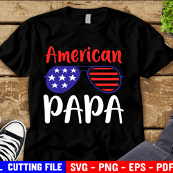 american papa svg 4th of july svg fourth of july svg american dad svg merica svg us flag svg for cricut