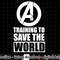 Marvel Avengers Training to Save World Graphic png, sublimation .jpg