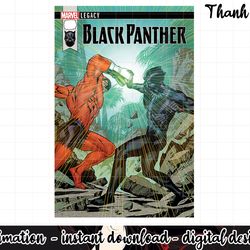 marvel black panther duel legacy comic cover graphic png, sublimation