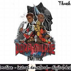 marvel black panther movie dora milaje duo graphic