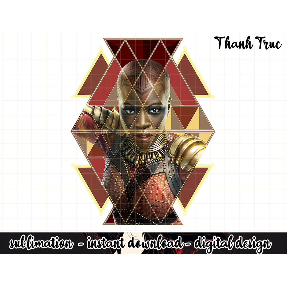 Marvel Black Panther Okoye Triangle Portrait  .jpg