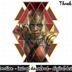 marvel black panther okoye triangle portrait