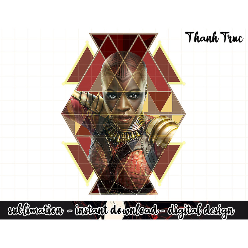 Marvel Black Panther Okoye Triangle Portrait  .jpg