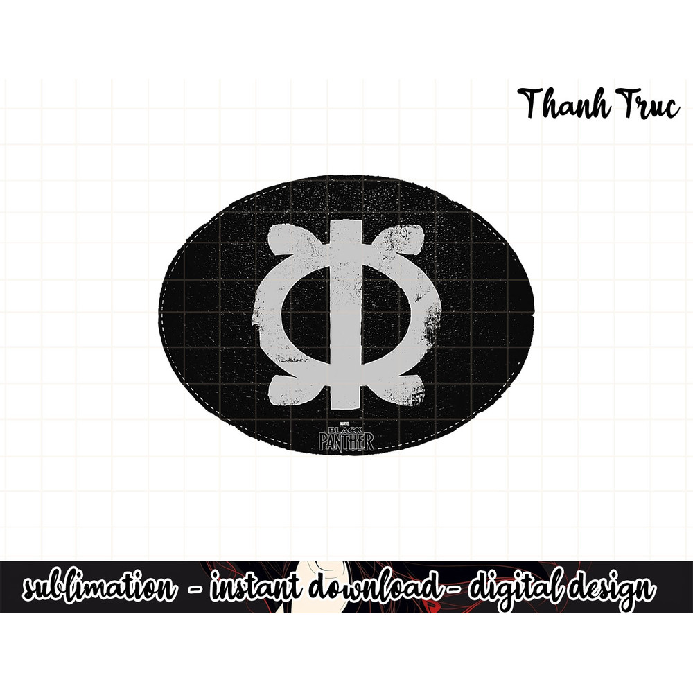 Marvel Black Panther Wakanda Faux Leather Patch png, sublimation .jpg