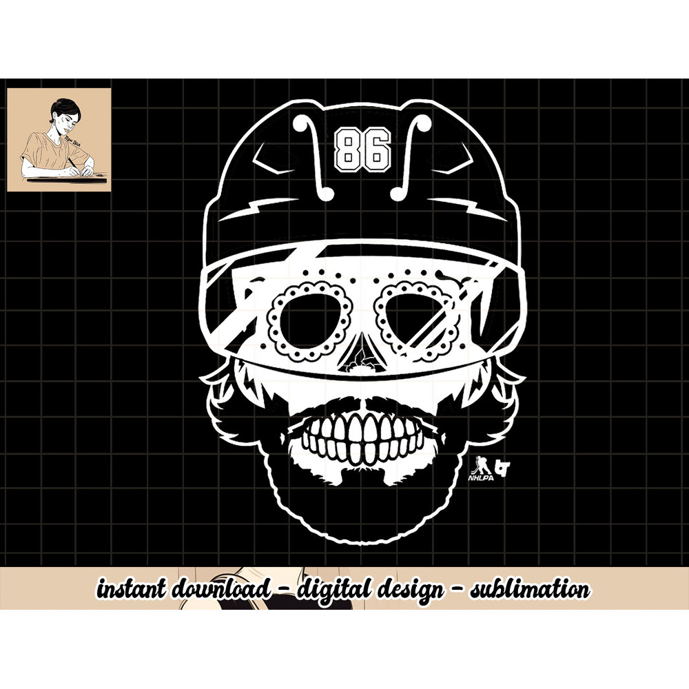 Nikita Kucherov Sugar Skull - Tampa Hockey png, sublimation.jpg