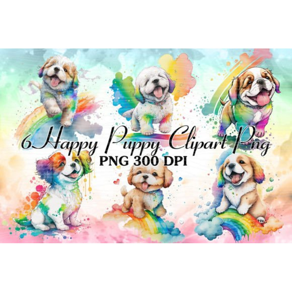 Rainbow-Happy-Puppy-Watercolor-Clipart-Graphics-59973882-1-1-580x387.jpg